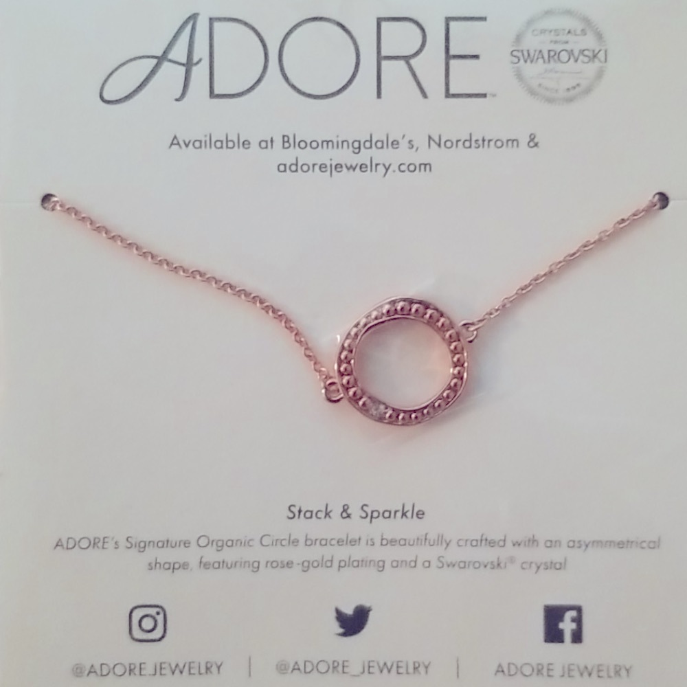 Adore by Swarovski Organic Circle Bracelet